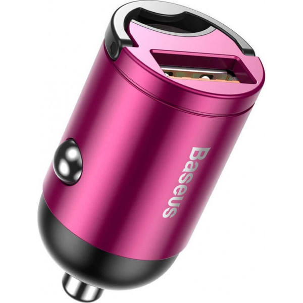 Фото - Автомобильное зарядное устройство Baseus Tiny Star Mini QC USB Port 30W Pink (VCHX-A04)
