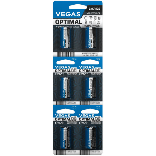 Фото - Батарейка Vegas VCR-123BL6-OP