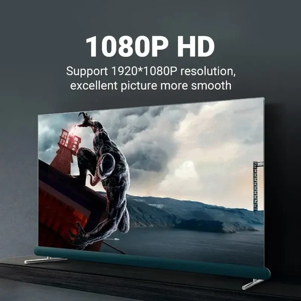 Фото - Кабель VGA Vention VGA 15M-15M 5 м Black (DAEBJ)