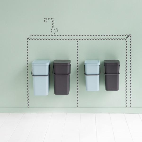 Фото - Бак для мусора Brabantia Sort&Go 12 л 109805