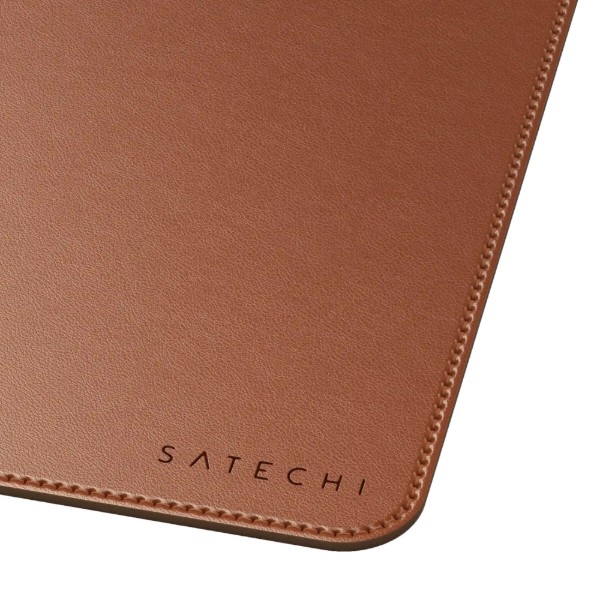 Фото - Килимок для миші Satechi Vegan Leather Premium Desk Mat Brown (ST-LPDMN)