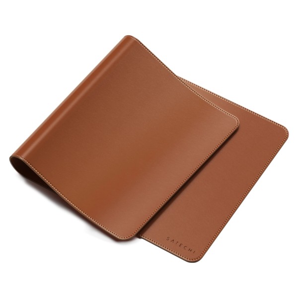 Фото - Килимок для миші Satechi Vegan Leather Premium Desk Mat Brown (ST-LPDMN)