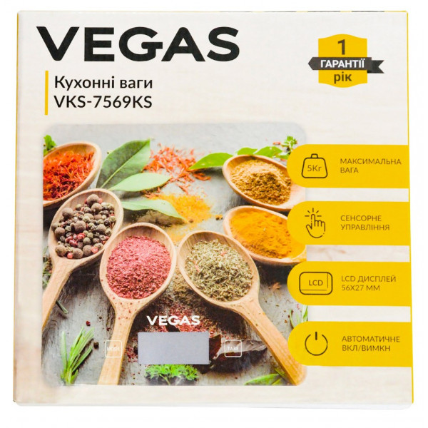 Фото - Весы кухонные Vegas VKS-7998KS
