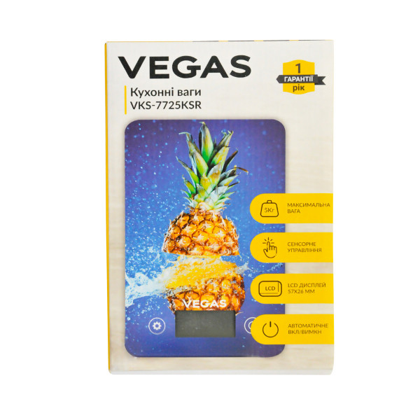 Фото - Ваги кухонні Vegas VKS-7725KSR