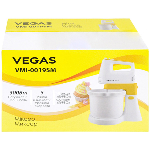 Фото - Миксер с чашей Vegas VMI-0019SM