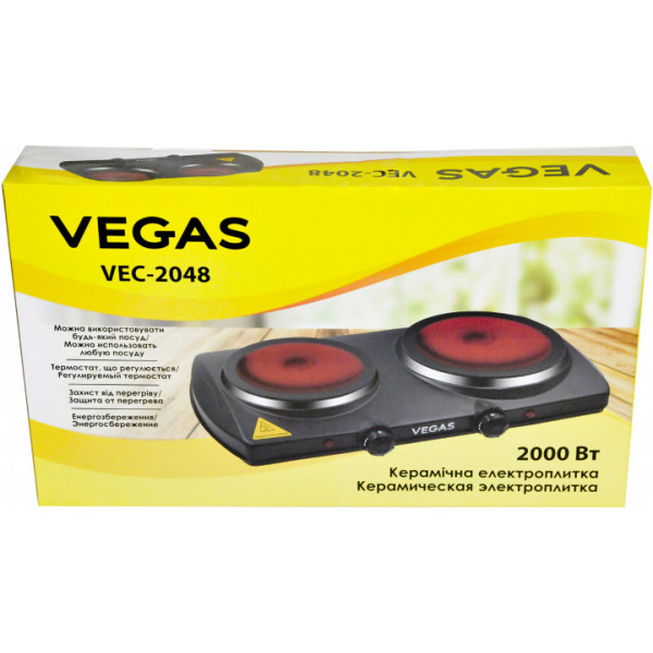 Фото - Плита електрична настільна Vegas VEС-2048
