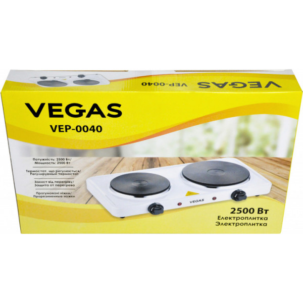Фото - Плита электрическая настольная Vegas VEP-0040