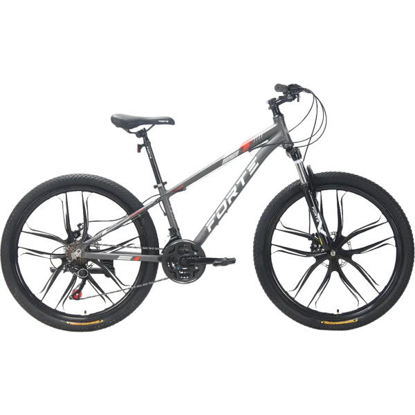 Фото - Двоколісний велосипед Forte FINDER 25.2613-06S Gray/Orange Фото - Двоколісний велосипед Forte FINDER 25.2613-06S Gray/Orange