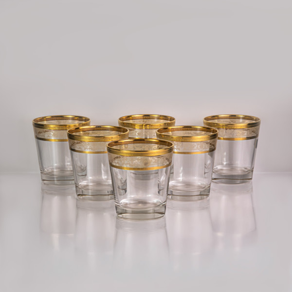 Фото - Набор стаканов VEMA LUDOVICA MELANIA GOLD 365 мл 6 шт. (99001918)