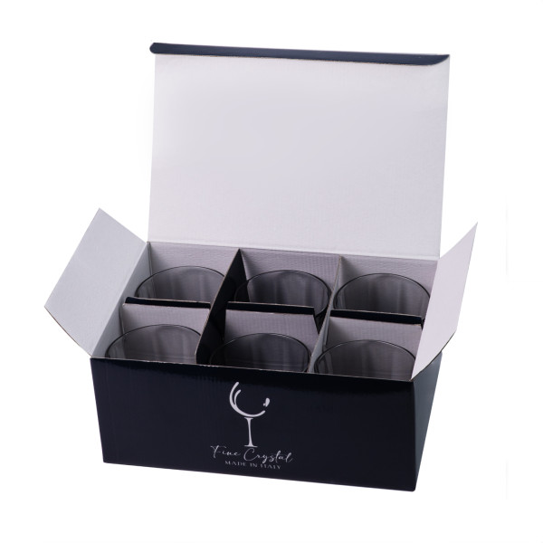 Фото - Набор стаканов VEMA MONALISA ALLEGRIA SMOKE 360 мл 6 шт. (99001635)