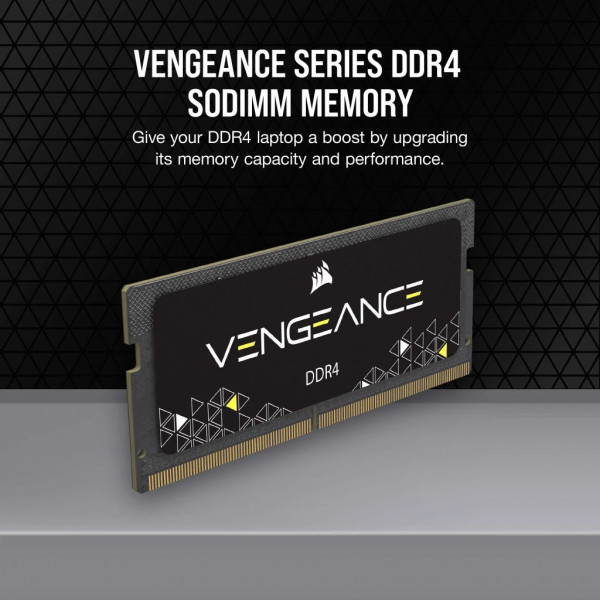 Фото - Память DDR Corsair Vengeance SO-DIMM DDR4 3200MHz 8GB (CMSX8GX4M1A3200C22)