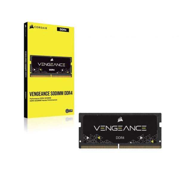 Фото - Память DDR Corsair Vengeance SO-DIMM DDR4 3200MHz 8GB (CMSX8GX4M1A3200C22)