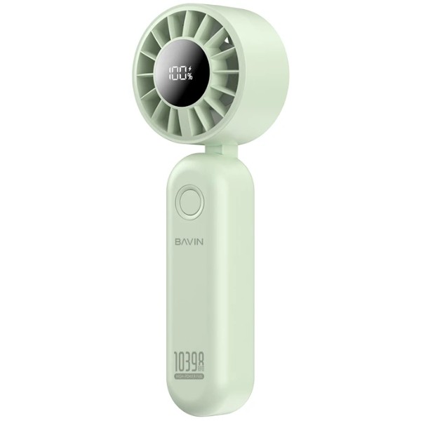 Фото - Вентилятор портативний Bavin TURBO FUN 10398RPM Green (BF-011 GR)