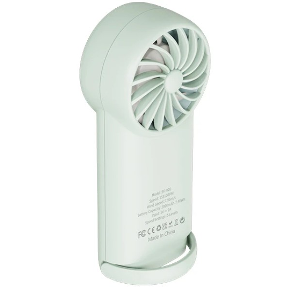 Фото - Вентилятор портативный Bavin TURBO FUN 15310RPM Green (BF-020 GR)