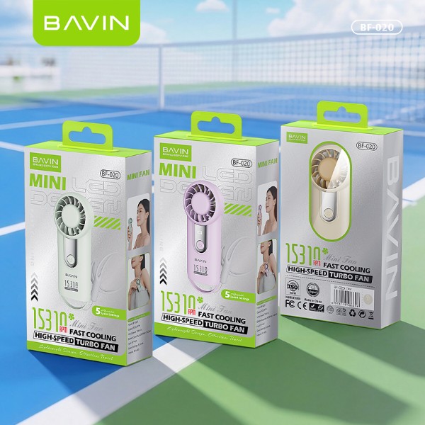 Фото - Вентилятор портативний Bavin TURBO FUN 15310RPM White (BF-020 OW)