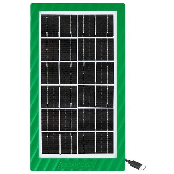 Фото - Вентилятор портативный NEWVEW NV-U09 3000mAh солнечная панель, повербанк, фонарь, портативная колонка, FM-радио White (NWVW-NV-U09-WH)