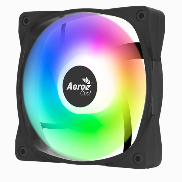 Фото - Корпусний вентилятор AEROCOOL Frame X 12 PWM ARGB Black (ACF3-FM11217.11)