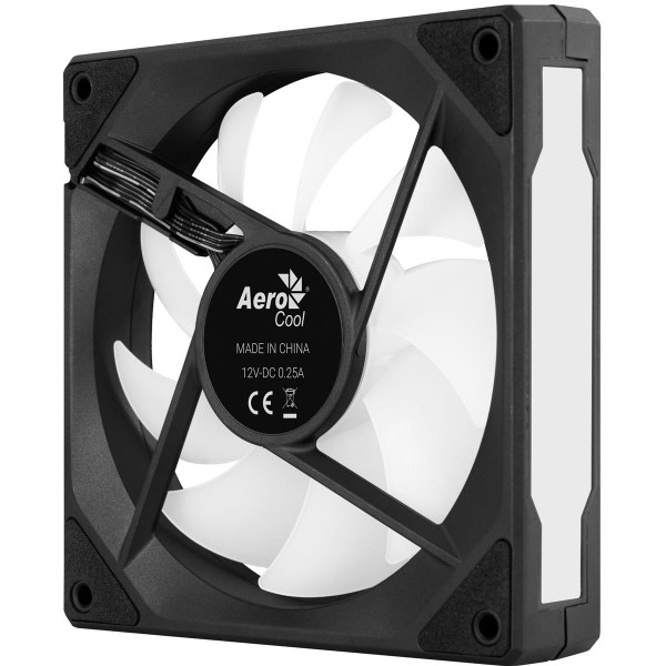 Фото - Корпусний вентилятор AEROCOOL Phantom M-3 Reverse 12 PWM ARGB Black (ACF3-MR11227.11)