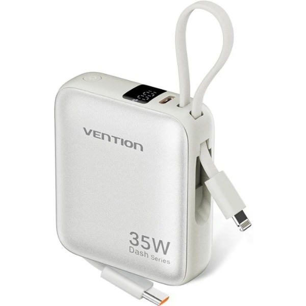 Фото - Батарея мобильная Vention 10000mAh 35W PD, USB-C In/Out (FHFN0)