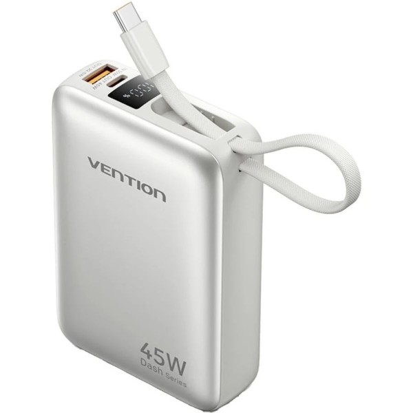 Фото - Батарея мобильная Vention 20000mAh 45W PD3.1, USB-A, USB-C In/Out (FHGN0)