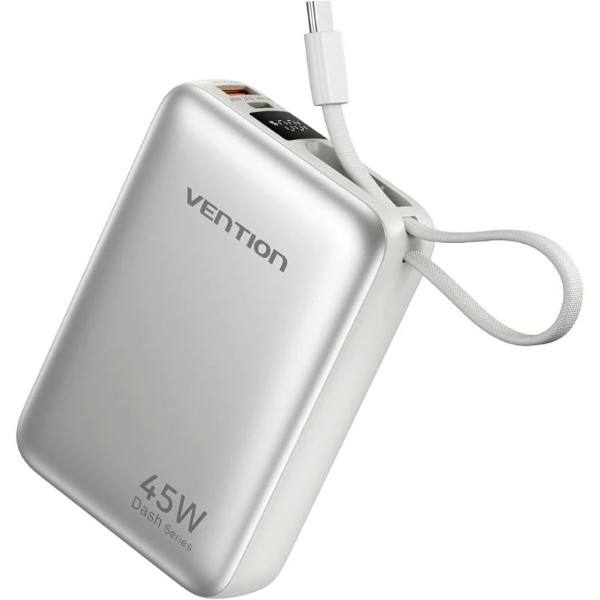 Фото - Батарея мобильная Vention 20000mAh 45W PD3.1, USB-A, USB-C In/Out (FHGN0)