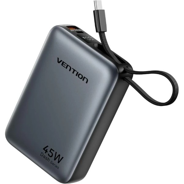 Фото - Батарея мобільна Vention 20000mAh 45W PD3.1, USB-A, USB-C In/Out (FHGH0)