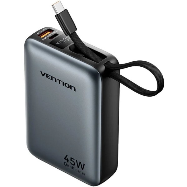 Фото - Батарея мобільна Vention 20000mAh 45W PD3.1, USB-A, USB-C In/Out (FHGH0)