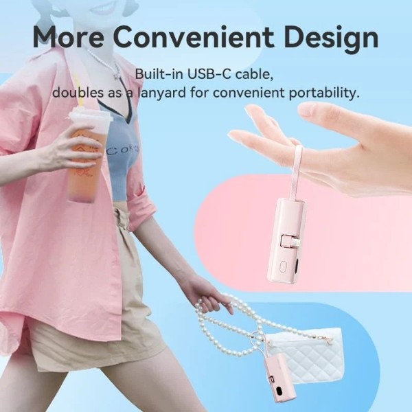 Фото - Батарея мобільна Vention 4800mAh 22,5W PD, USB-C In/Out (FHRP0)