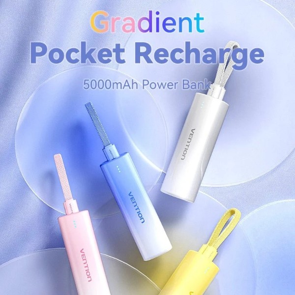 Фото - Батарея мобільна Vention 5000mAh 20W PD, USB-C In/Out (FHWJ0)
