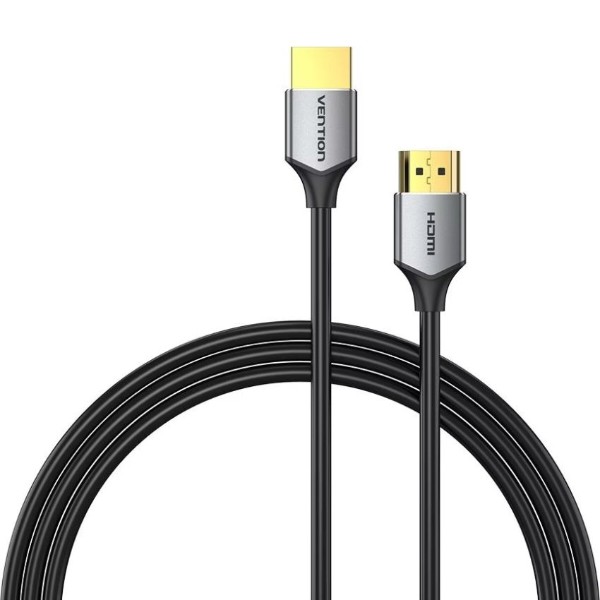 Фото - Кабель HDMI Vention HDMI M - M, 3.0 м, V2.0, 4K 60 Гц, Aluminum Alloy, Ultra Thin (ALEHI)