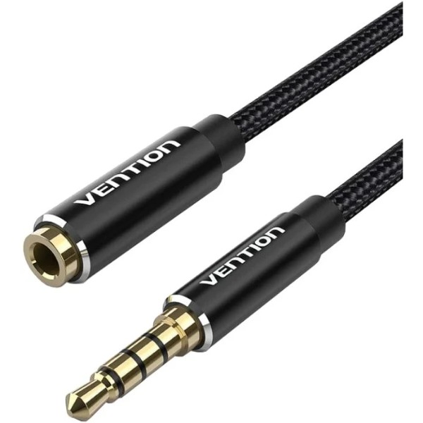 Фото - Кабель 3.5 мм -3.5 мм Vention AUX Audio TRS M/F 5.0м (BHCBJ)