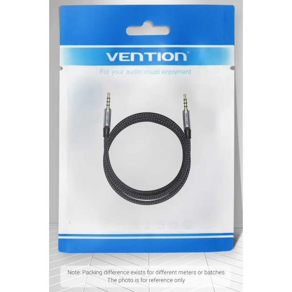 Фото - Кабель 3.5 мм - 3.5 мм Vention AUX Audio TRS M/M, 1.0м, gray (BAQHF)