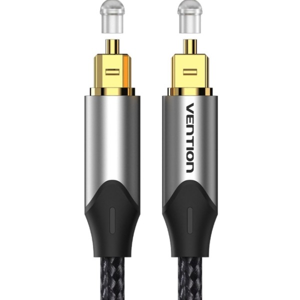 Фото - Кабель Optical Vention Audio Toslink M/M - S/PDIF, 1м, Dolby Digital 5.1, gray (BAVHF)