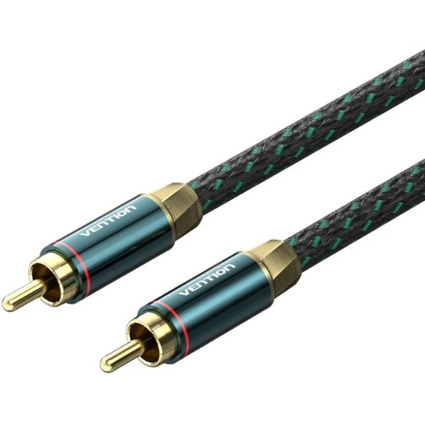 Фото - Кабель USB type A - USB type A Vention AUX coaxial HiFi RCA M/M 5 м Green (BCTGJ)