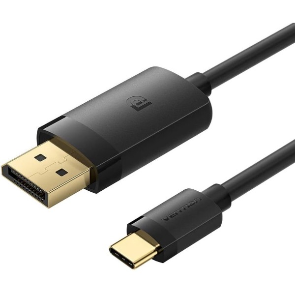 Фото - Кабель Vention USB 3.1 Type-C M - DisplayPort M 2 м Black (CRJBH)