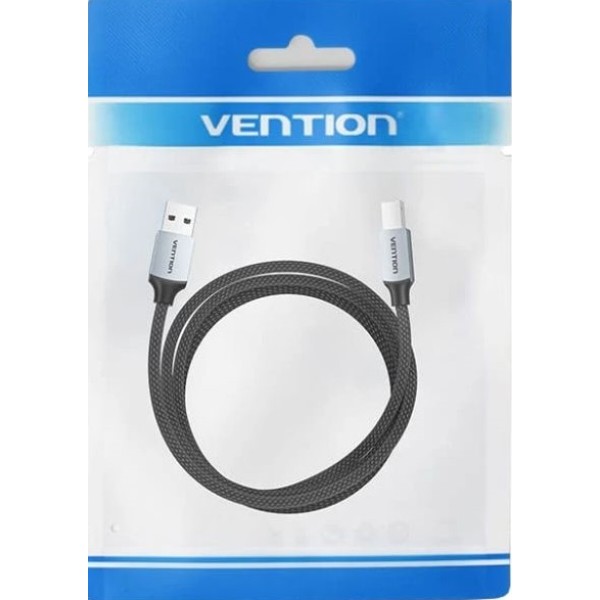 Фото - Кабель USB Type-A - USB Type-A Vention USB 2.0 AM-BM 3 м Gray (CTTHI)