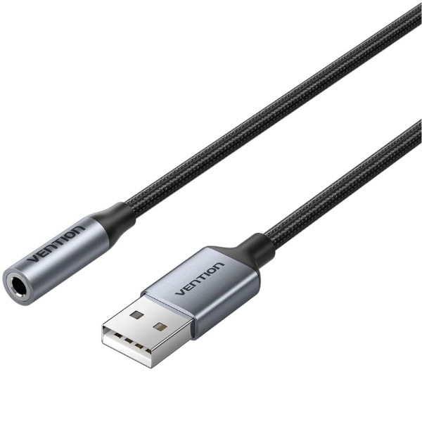Фото - Звуковая карта Vention USB AUX jack TRRS 0.25 м (CVFHC)