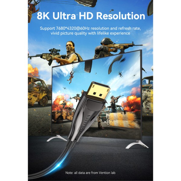 Фото - Кабель Vention DisplayPort M - M 5 м V1.4 (HCBBJ)