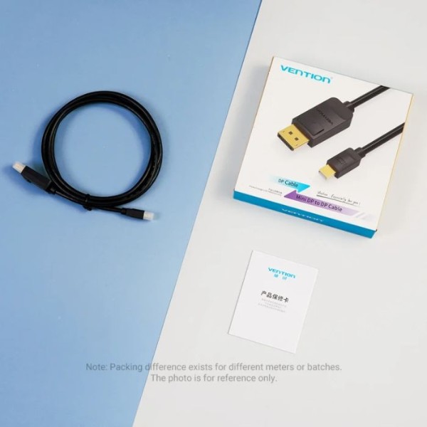 Фото - Кабель Vention Mini DisplayPort - DisplayPort M/M 2 м 4K Black (HAABH)