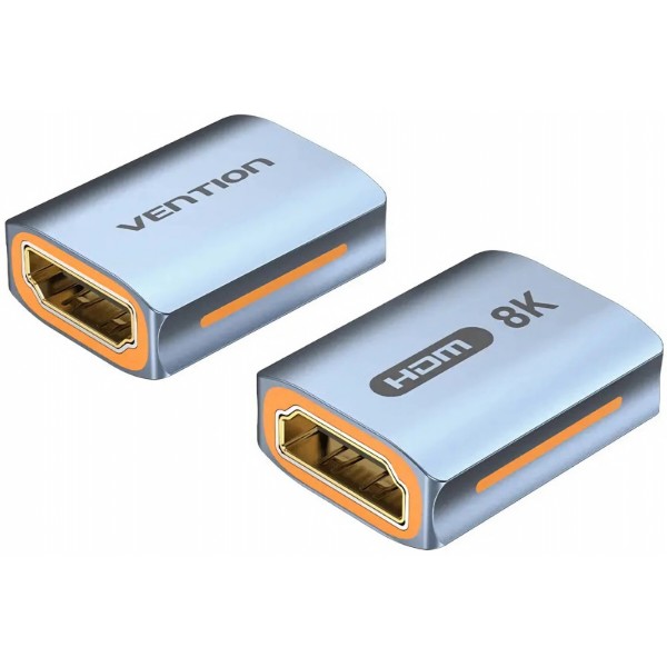 Фото - Переходник HDMI Vention HDMI F -> HDMI F, 8K 60Гц, Aluminium alloy blue (AIUH0)