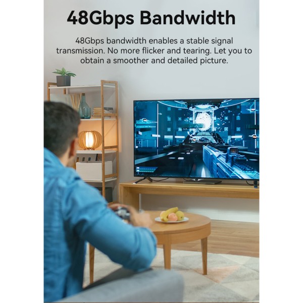 Фото - Переходник HDMI Vention HDMI F -> HDMI F, 8K 60Гц, Aluminium alloy blue (AIUH0)