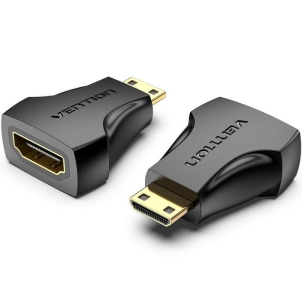 Фото - Переходник HDMI Vention HDMI F -> mini HDMI M, 4K 60Гц black (AISB0) Фото - Переходник HDMI Vention HDMI F -> mini HDMI M, 4K 60Гц black (AISB0)