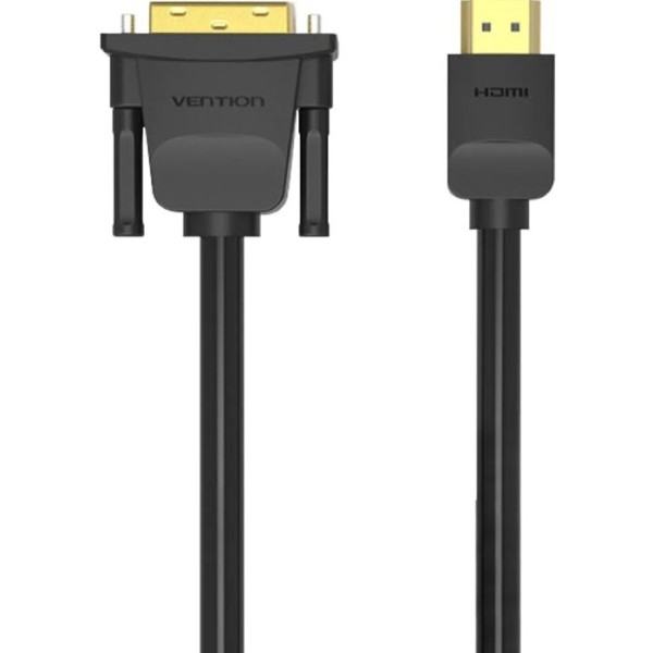 Фото - Кабель HDMI - DVI Vention HDMI M - DVI (24+1 24+5), 3.0 м (ABFBI)