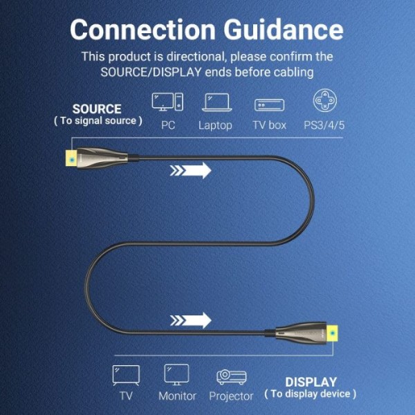 Фото - Кабель HDMI Vention HDMI M - M 60.0 м V2.0 Black (ALABAE)
