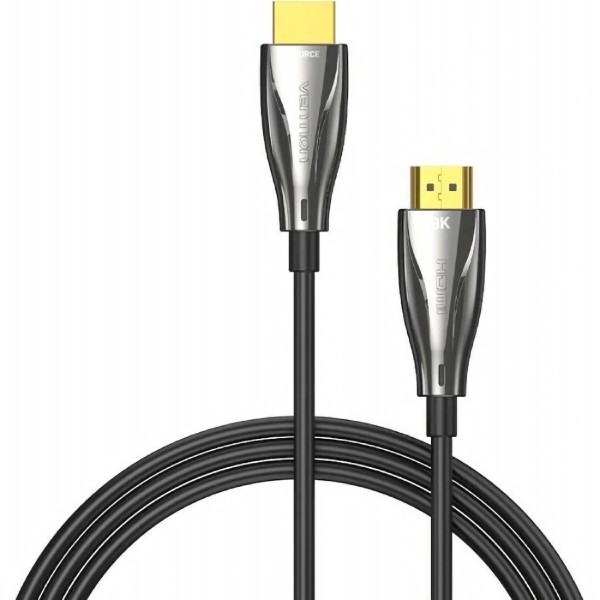 Фото - Кабель HDMI Vention HDMI M - M, 80.0 м, V2.0, Optical 8K 60Гц 18Gbps Dolby 7.1 PVC Black Zinc Alloy (ALBBAF)
