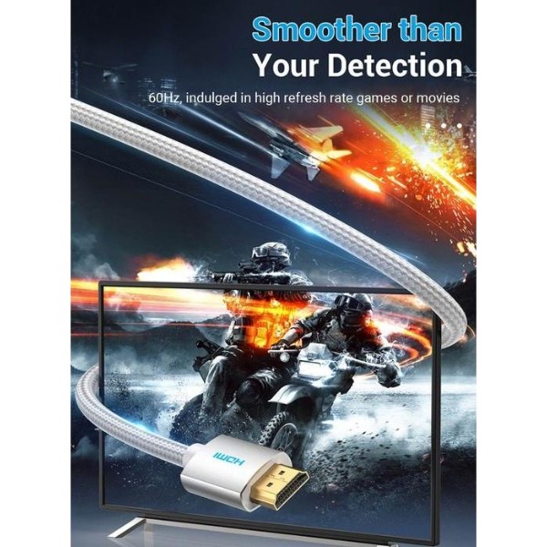 Фото - Кабель HDMI Vention HDMI M - M 8.0м V2.0 4K (AABIK)
