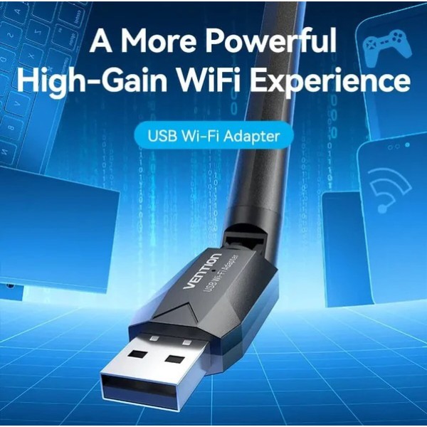 Фото - USB-адаптер мережі WiFi Vention KDTB0