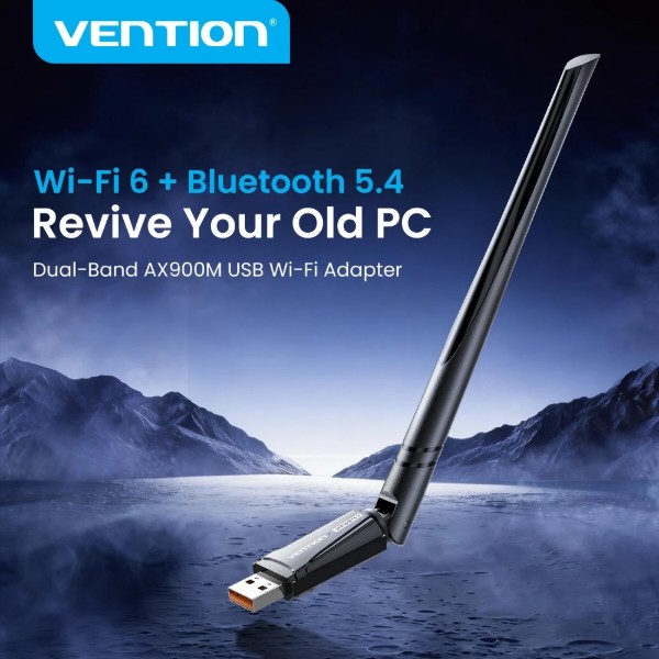 Фото - USB-адаптер мережі WiFi Vention KDXB0