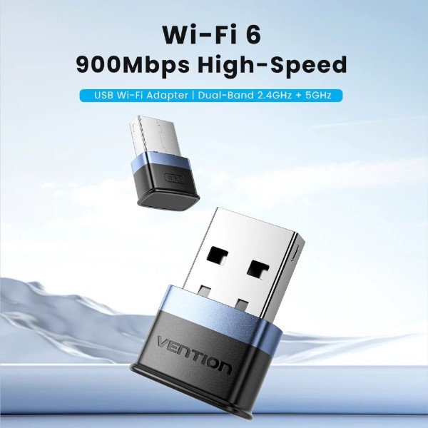 Фото - USB-адаптер мережі WiFi Vention KDEB0
