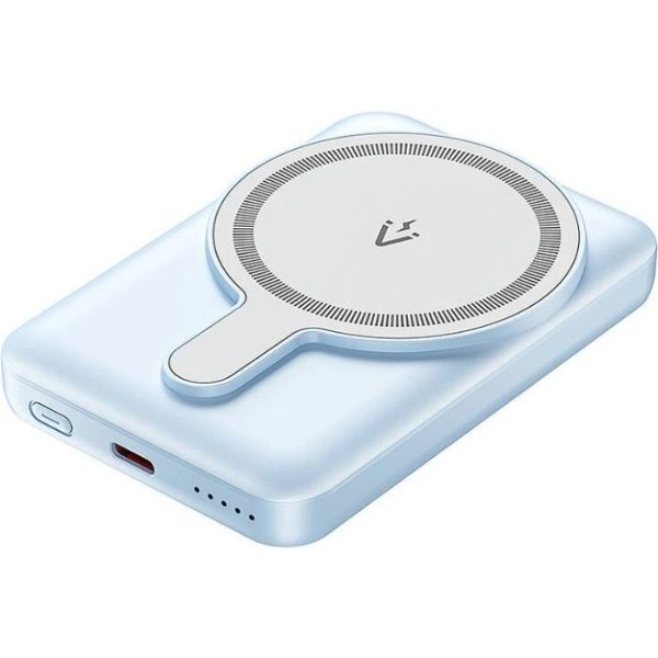 Фото - Батарея мобільна Vention Magnetic Wireless 5000mAh 20W Blue (FHSL0)